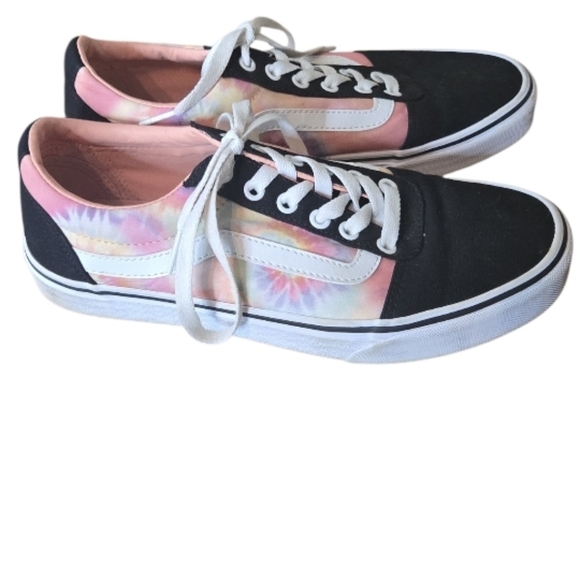 Vans Ward Sneakers Salmon Pink Purple Tie-dyed Women's 9 - Picture 3 of 7